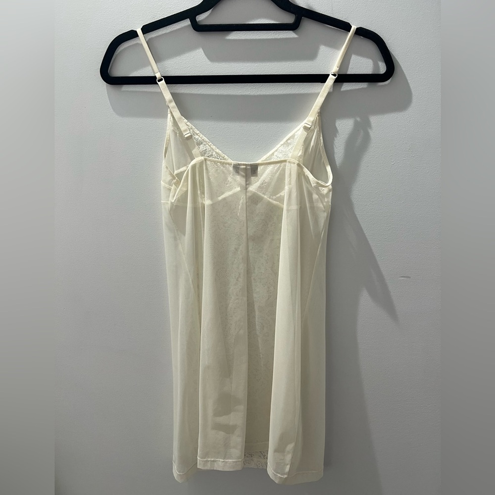 La Perla Studio Lace Slip Dress | Ivory Mesh Lace Chemise | Lingerie | Size S - Picture 5 of 6